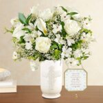 Serenity Bouquet sympathy flowers, a peaceful arrangement for expressing condolences