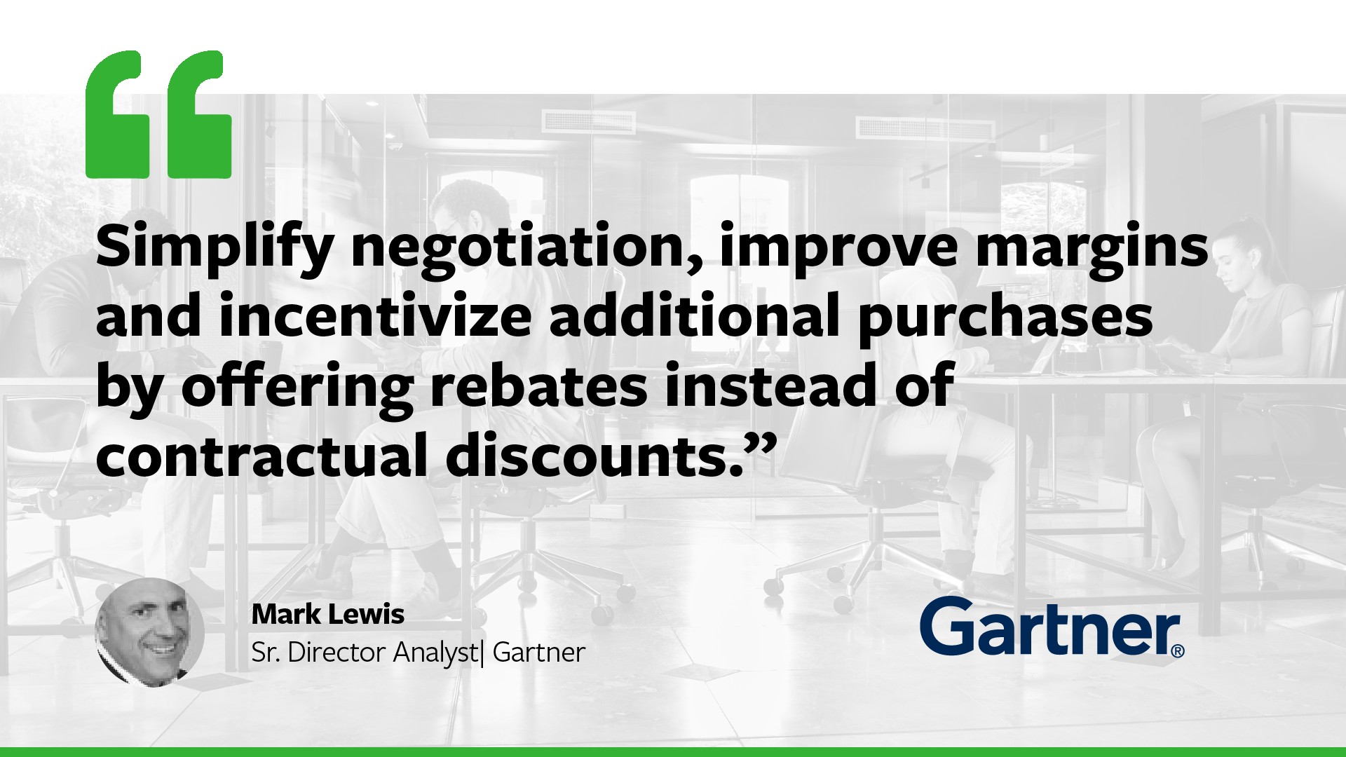 Mark Lewis quote on rebates and their strategic importance