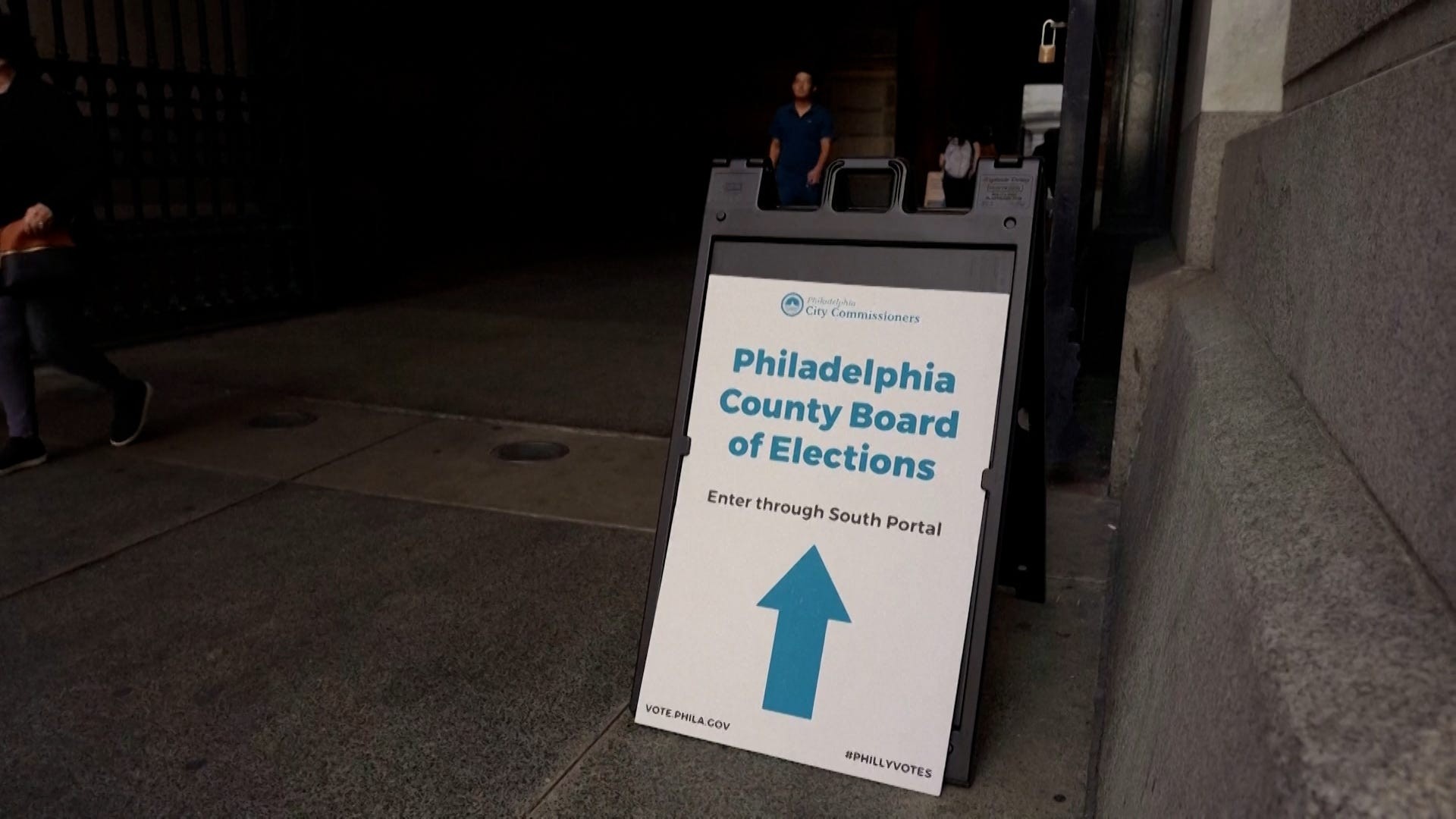 Philadelphia District Attorney Larry Krasner press conference about election security