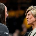 Iowa Hawkeyes women's basketball head coach Jan Jensen discusses game strategy and broadcast details for fans.