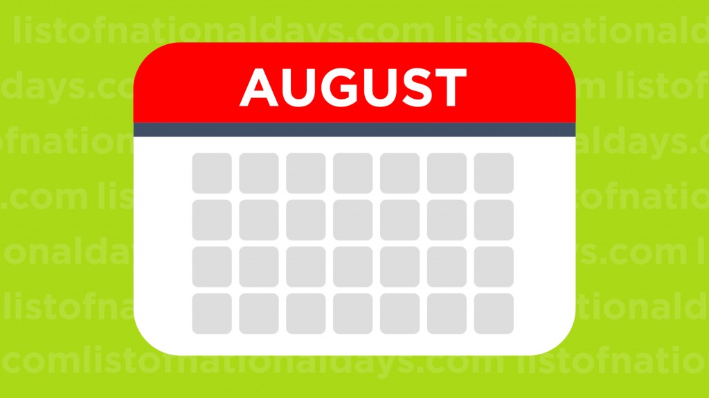 Explore August National Days - Click to see the full list of August national holidays and plan your celebrations.