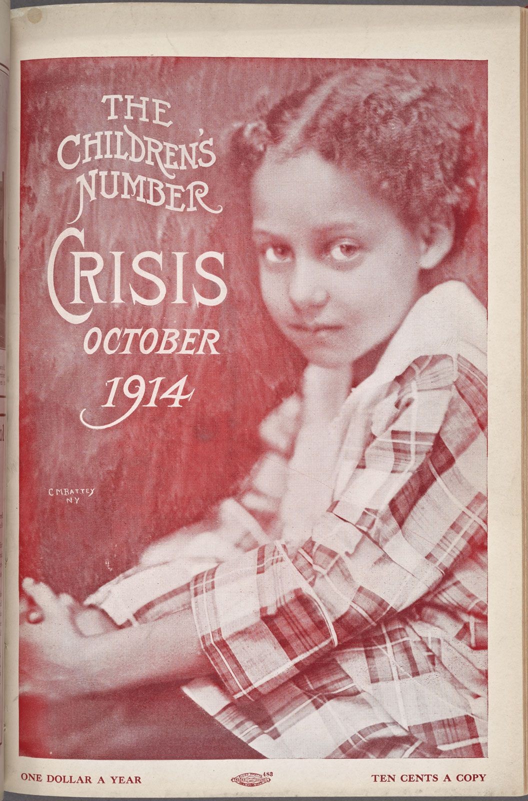 Cover of The Crisis magazine, October 1914 issue dedicated to children's issues