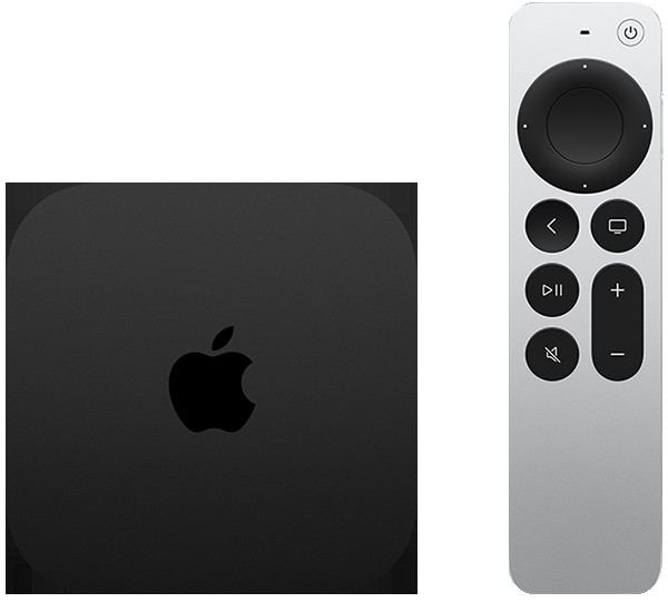 Apple TV 4K 3rd Generation with Siri Remote: showcasing the latest model with enhanced connectivity.