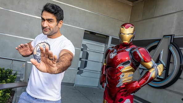 Kumail Nanjiani attends a red carpet event, showcasing his successful career in movies and television.