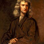 Sir Isaac Newton, a pivotal figure of the Scientific Revolution, whose laws of motion and universal gravitation profoundly influenced Enlightenment thought. Portrait by Godfrey Kneller, 1689.