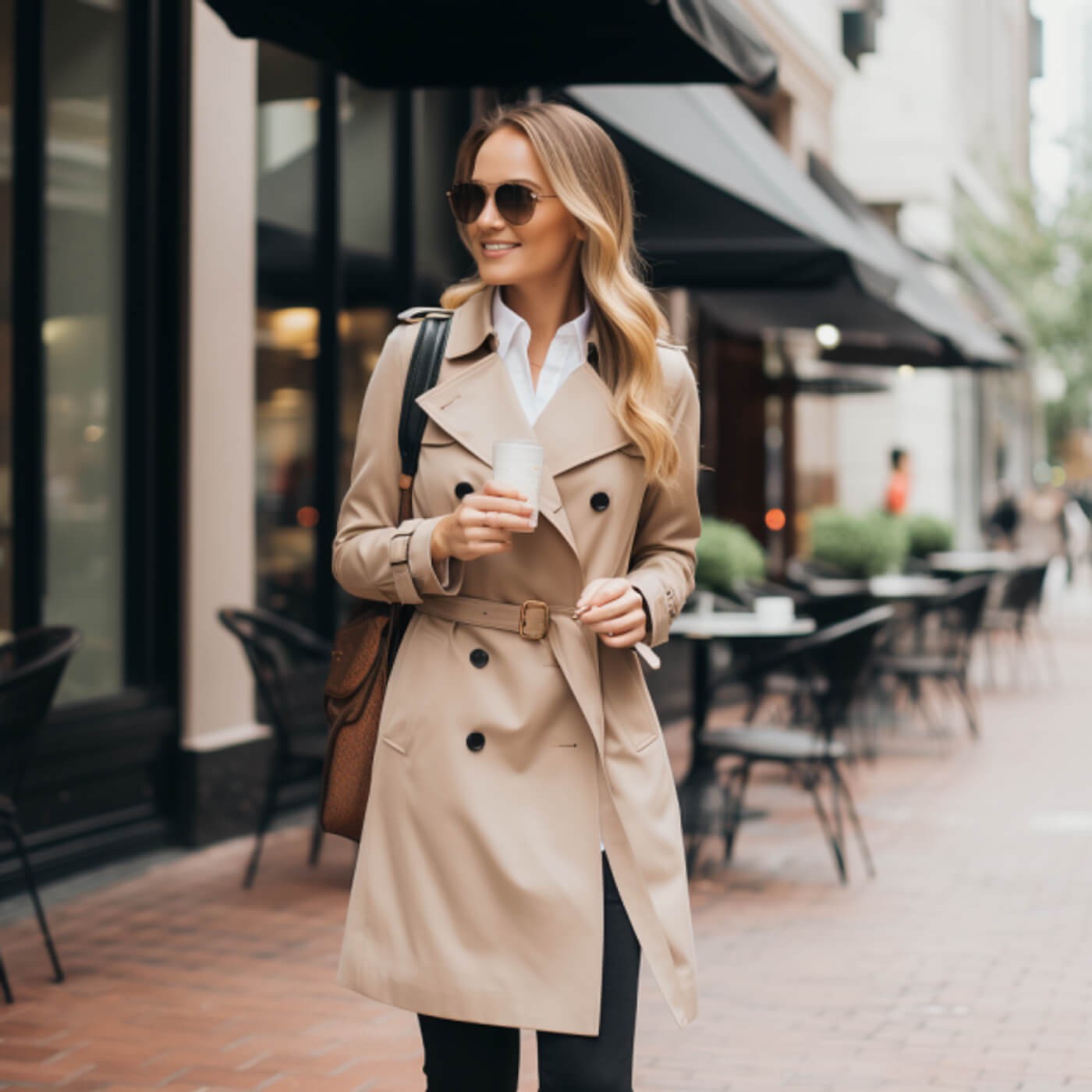 business casual trench coat