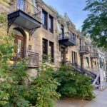 Charming residential streets in Montréal