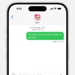 Green bubbles in iOS 18 represent RCS messages sent from an iPhone.