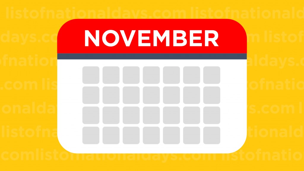 Explore November National Days - Click to see the full list of November national holidays and plan your celebrations.