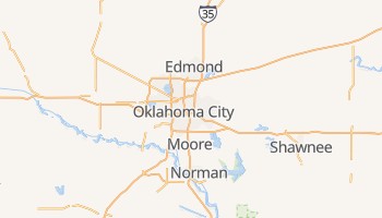 Oklahoma City, Oklahoma map