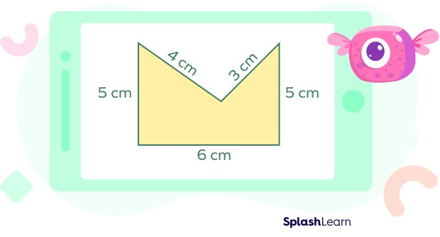 Example shape to demonstrate perimeter calculation