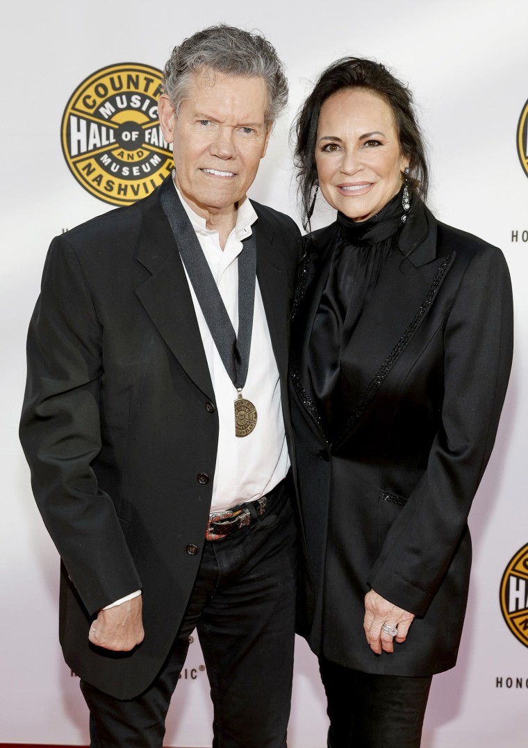 Randy Travis and his wife Mary Davis in 2023