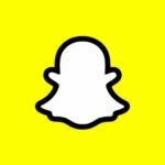 Snapchat logo yellow background