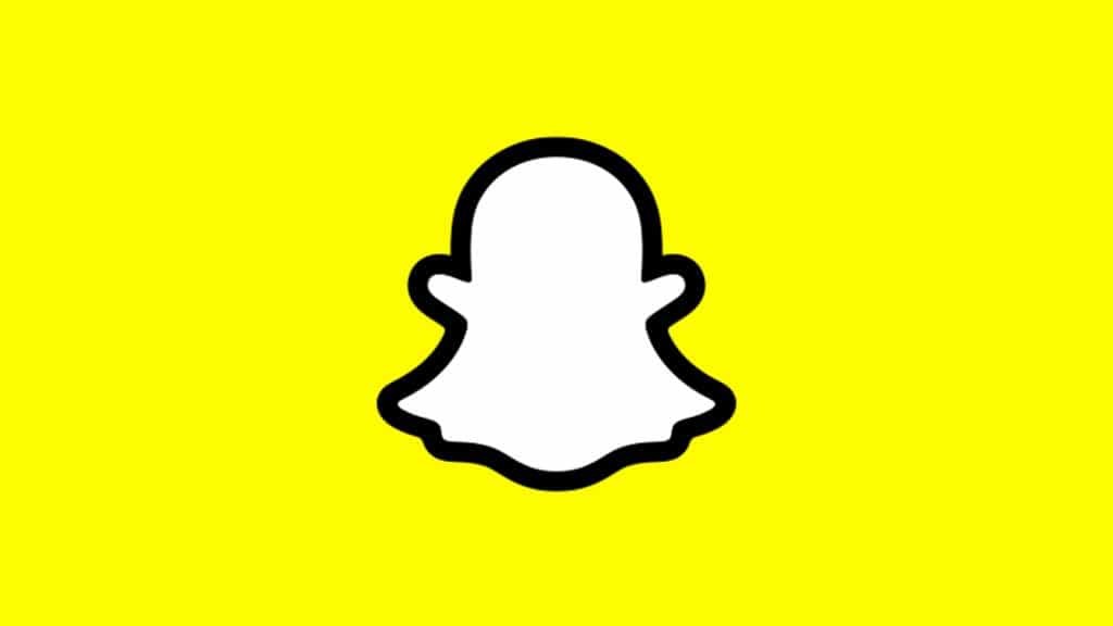 Snapchat logo yellow background