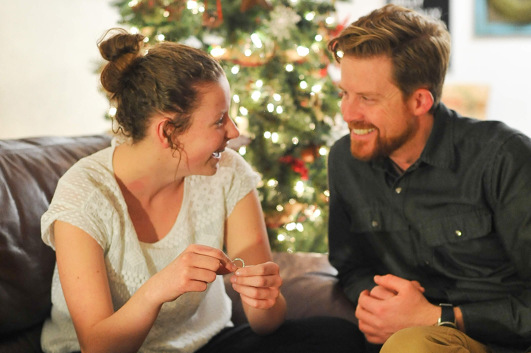 Father and daughter smiling together, representing the loving bond in a father-daughter promise ring relationship.