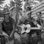 Young musicians at Skyline Farms, Alabama, 1937