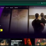 The Tubi home page on a Chrome desktop tab showcasing various movie and TV show categories.