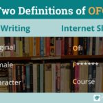 Two distinct definitions of OFC: text slang 'of course' and creative writing term 'original female character'