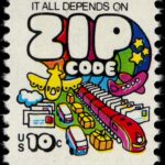 USA ZIP Code Stamp
