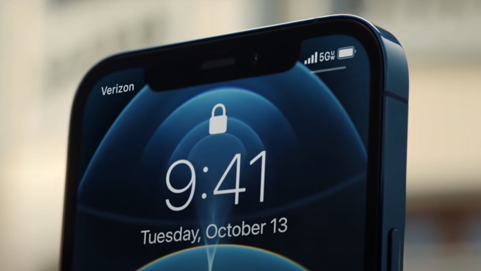 Verizon 5G UW icon displayed on a smartphone