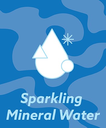 Elegant glass of sparkling mineral water, highlighting its natural mineral content and distinct taste profile compared to soda water.