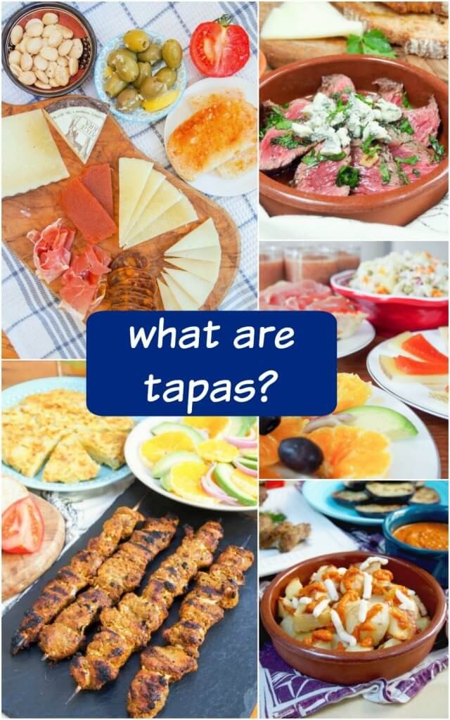 An array of colorful Spanish tapas dishes, showcasing the variety and vibrancy of Spanish cuisine.