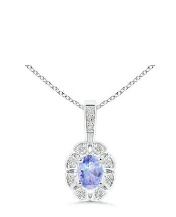 Oval-Tanzanite-Flower-Pendant-with-Diamond-Halo-Angara