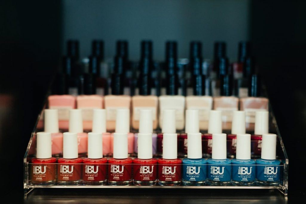 Image of a set of LeSalon nail polish bottles
