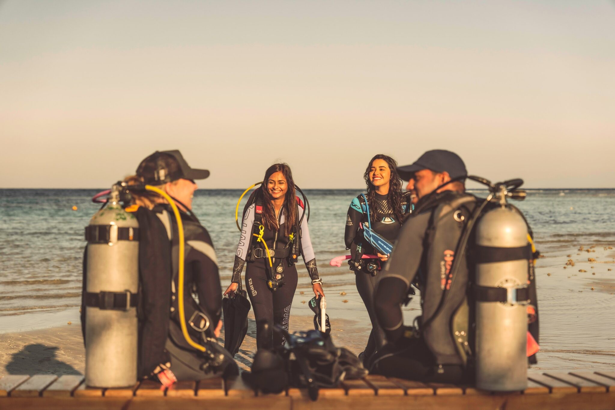 PADI Open Water Diver students, highlighting the importance of proper training for safe diving