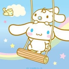 Cinnamoroll's fluffy appearance and endearing design blend puppy and rabbit traits, appealing to a broad audience.
