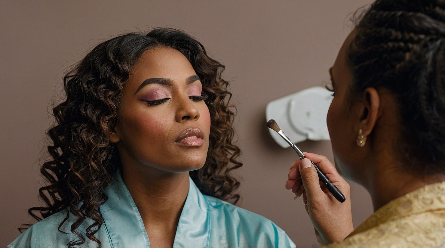 A person getting a makeover, indulging in self-care and enhancing their appearance