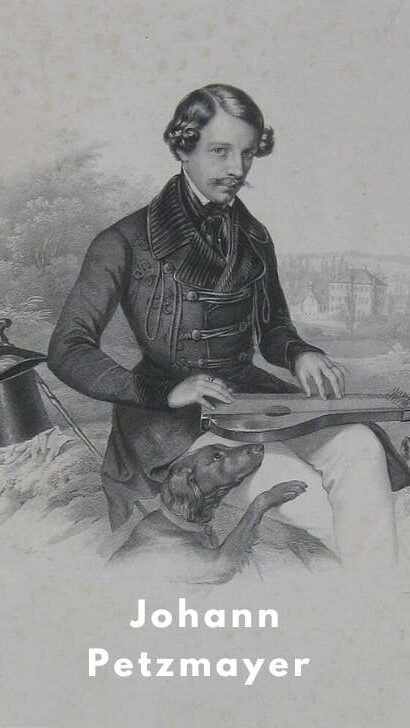 Austrian Zither player Johann Petzmayer