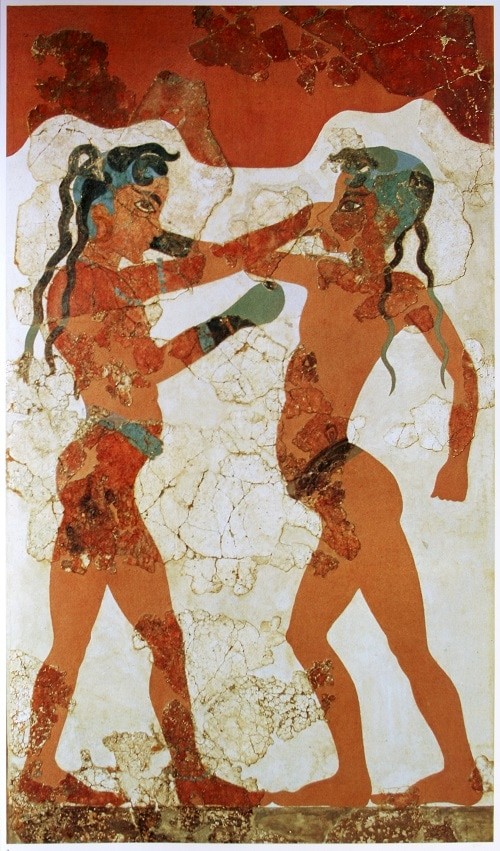 Ancient depiction of boxing