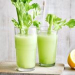 Fresh celery stalks