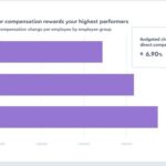 Employee achieving goals and receiving a merit increase