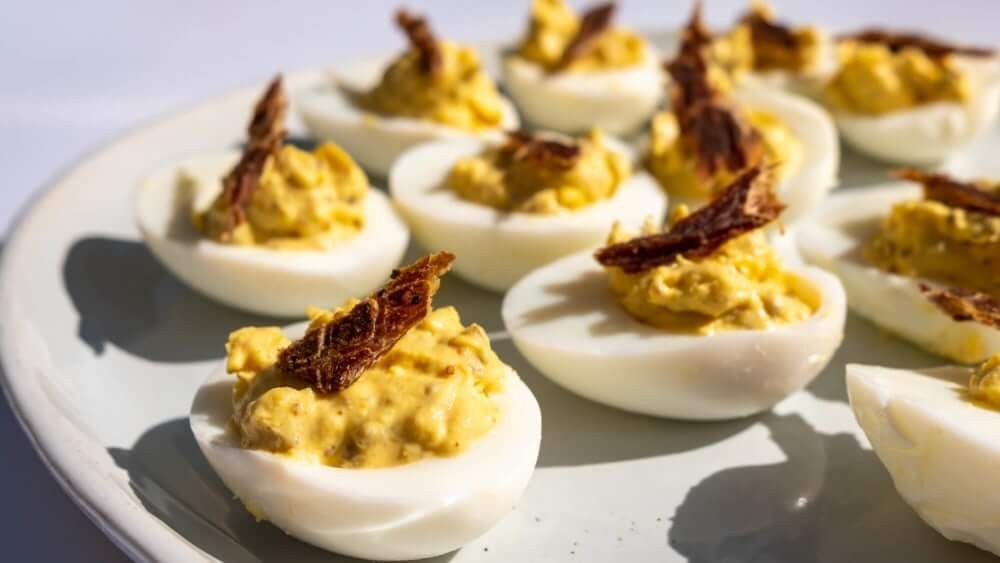 Machaca Deviled Eggs