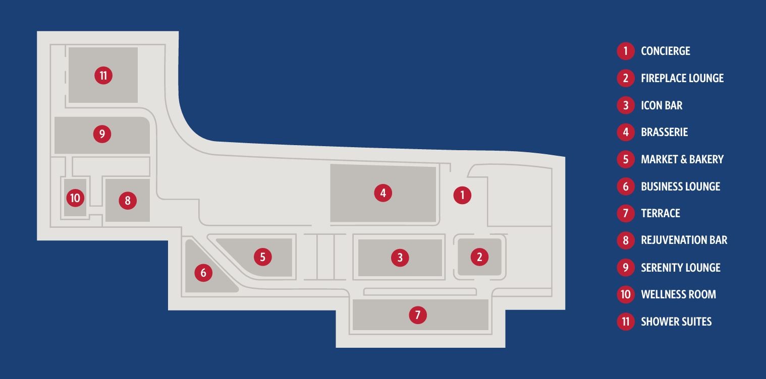 Delta One Lounge at New York’s John F. Kennedy International Airport offers a variety of experiences and amenities for the premium traveler.