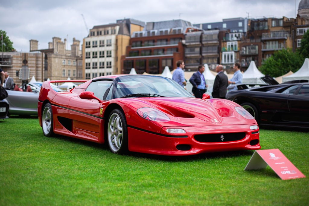 Mike Tyson Ferrari F50