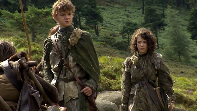 Jojen and Meera Reed, siblings with a connection to the mystical world