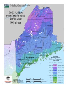 USDA Plant Hardiness Zone Map