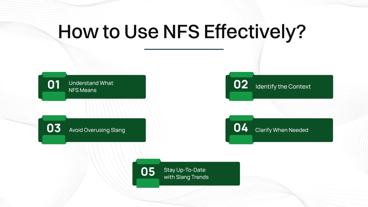 How to Use NFS Effectively