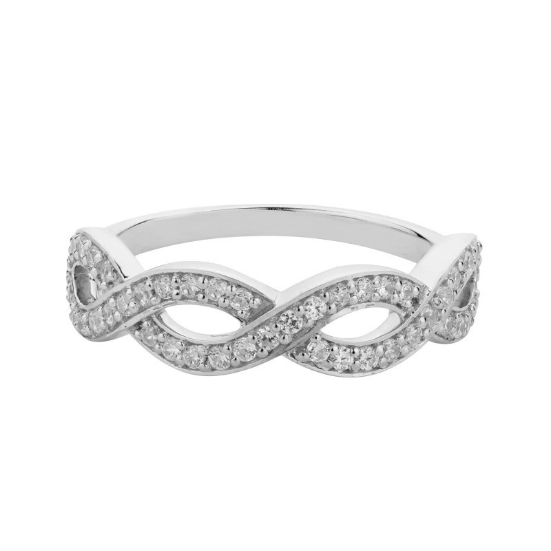 White topaz ring