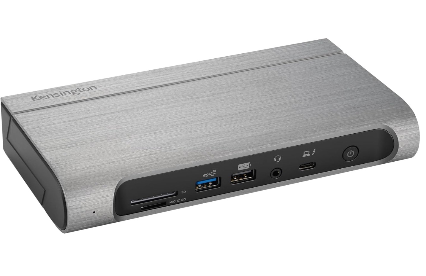 Top view of a Kensington Thunderbolt 4 docking station
