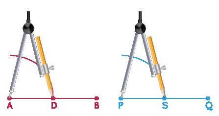 construction of congruent angles step 2