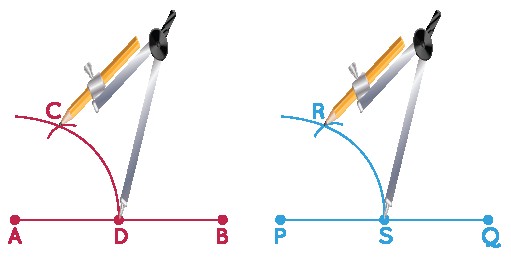 construction of congruent angles step 3