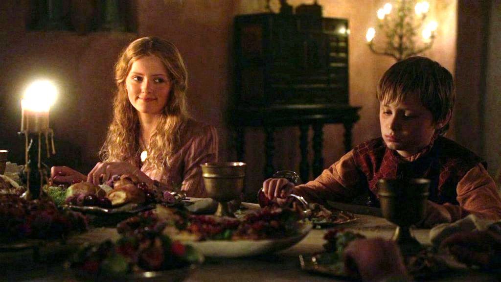 Myrcella and Tommen Baratheon, the children of Cersei and Jaime Lannister