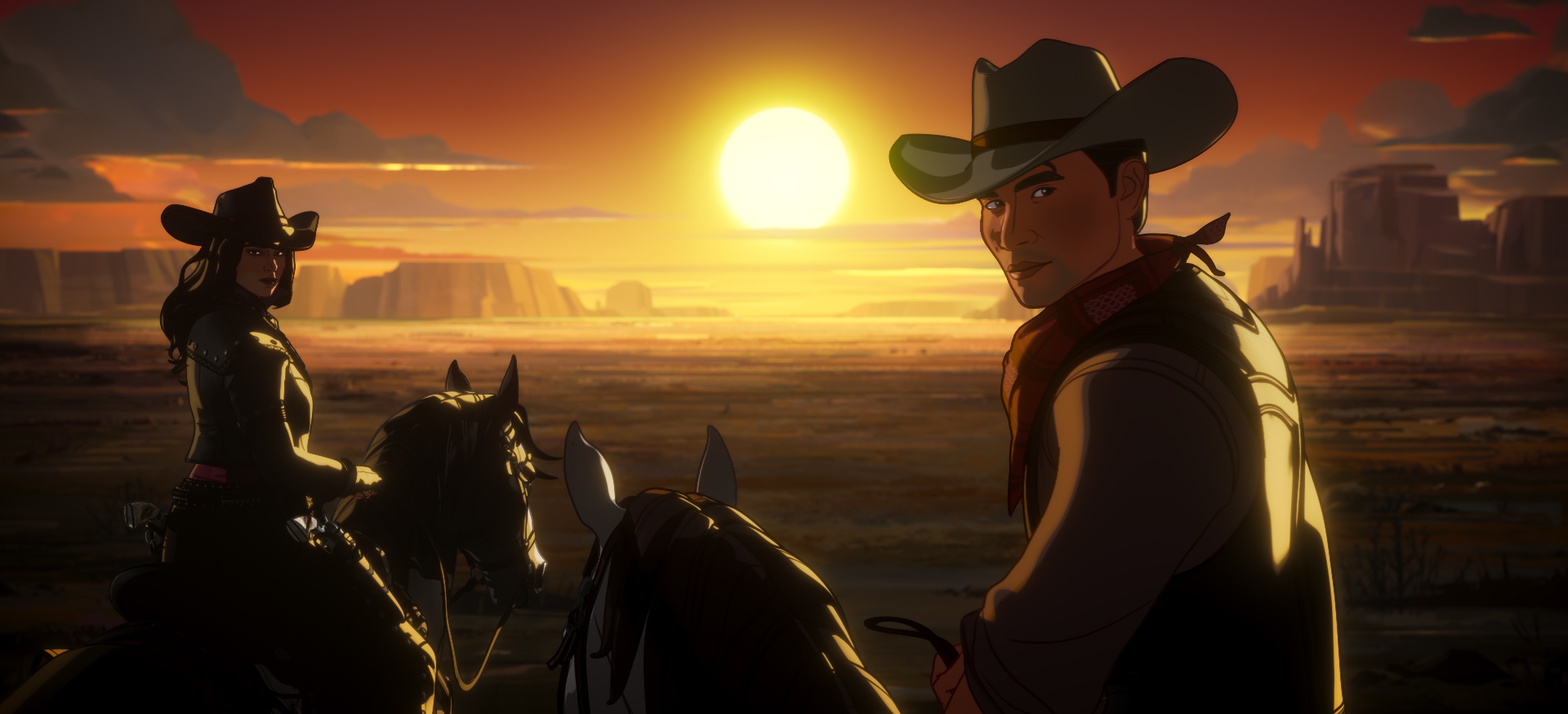 Agatha Harkness in an animated scene from What If