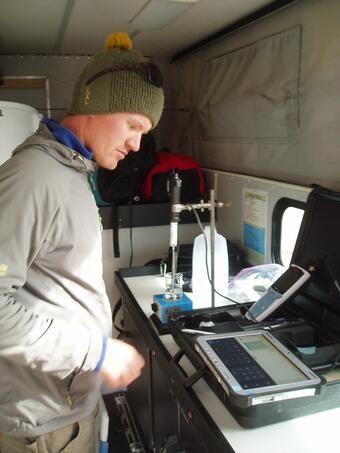 Running alkalinity in mobile lab