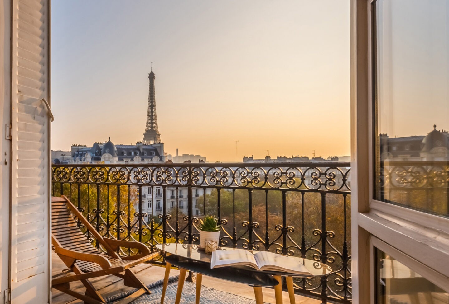 Paris Balcony Eiffel Tower