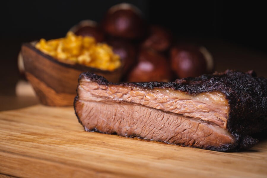 Brisket from Lexington Betty Smokehouse, showcasing Chicago's barbecue scene
